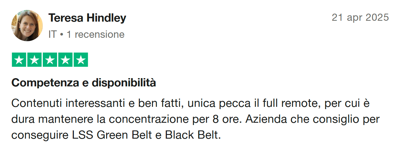 Recensione Trustpilot 7